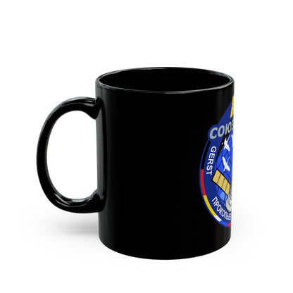 Soyuz MS-09 (Soyuz Programme) Black Coffee Mug-The Sticker Space