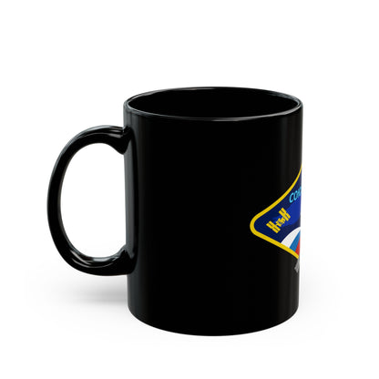 Soyuz MS-10 (Soyuz Programme) Black Coffee Mug-The Sticker Space