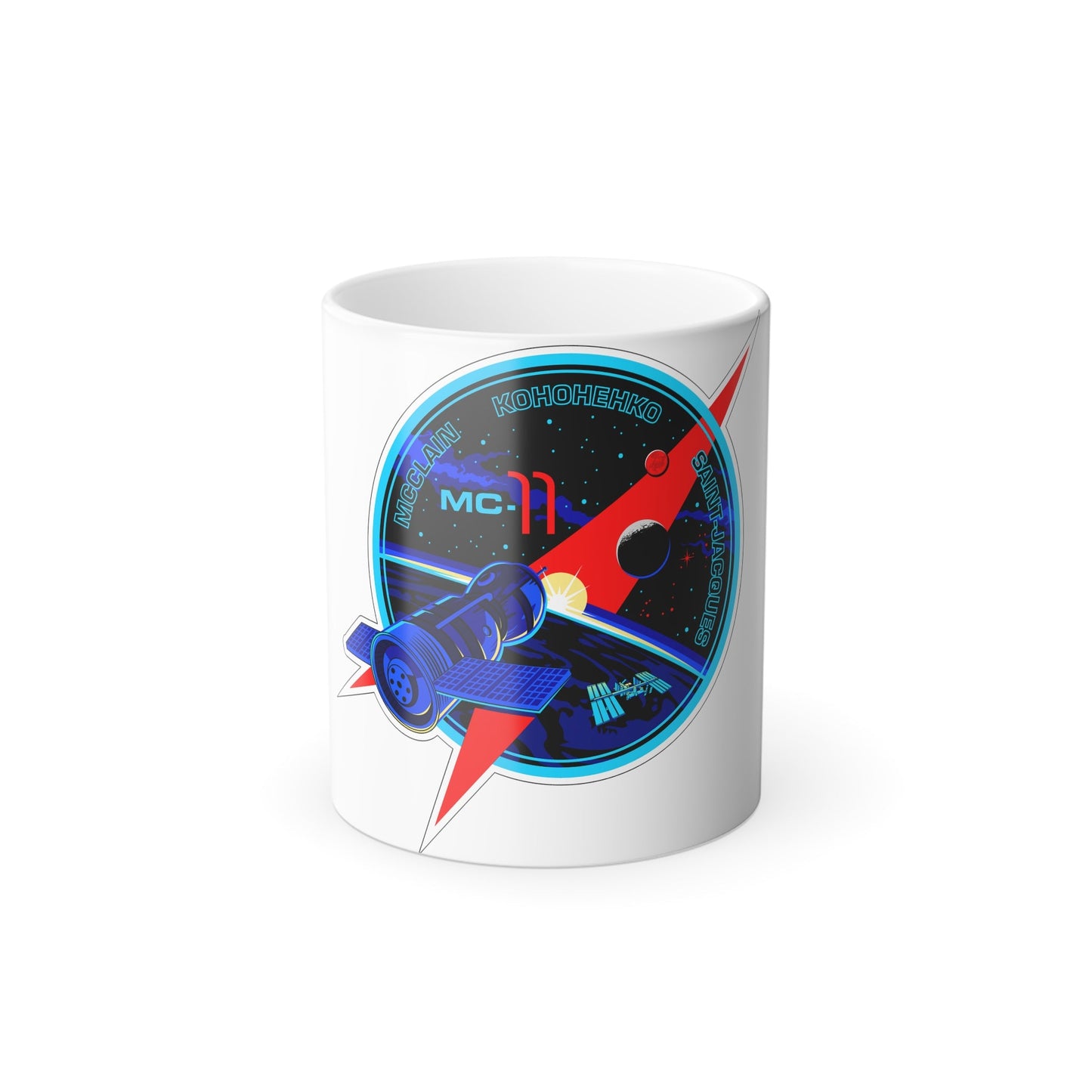 Soyuz MS-11 (Soyuz Programme) Color Changing Mug 11oz-11oz-The Sticker Space