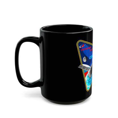 Soyuz MS-12 (Soyuz Programme) Black Coffee Mug-The Sticker Space