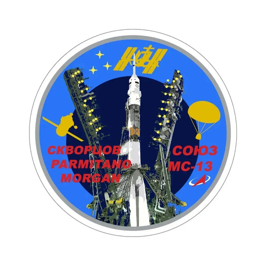 Soyuz MS-13 (Soviet Space Program) STICKER Vinyl Die-Cut Decal 6 Inch - The Sticker Space