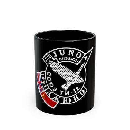 Soyuz TM-12 (Soyuz Programme) Black Coffee Mug-11oz-The Sticker Space