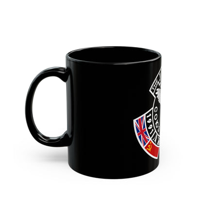 Soyuz TM-12 (Soyuz Programme) Black Coffee Mug-The Sticker Space