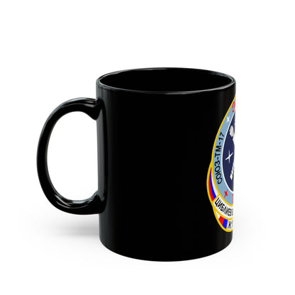 Soyuz TM-17 (Soyuz Programme) Black Coffee Mug-The Sticker Space