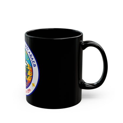 Soyuz TM-19 (Soyuz Programme) Black Coffee Mug-The Sticker Space
