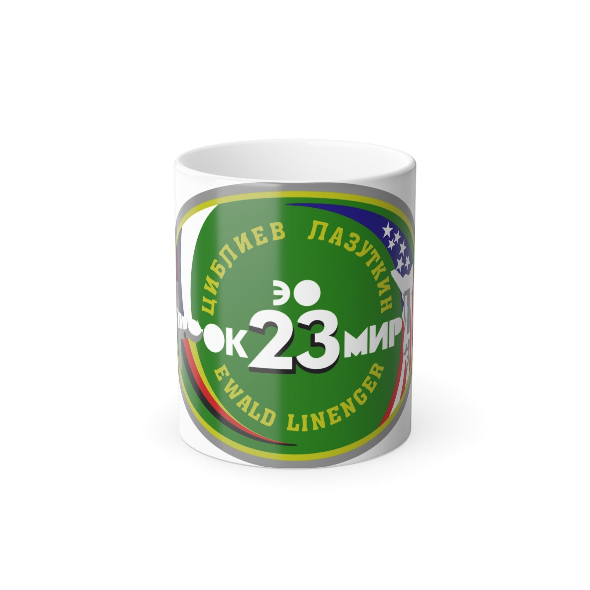 Soyuz TM-25 (Soyuz Programme) Color Changing Mug 11oz-11oz-The Sticker Space