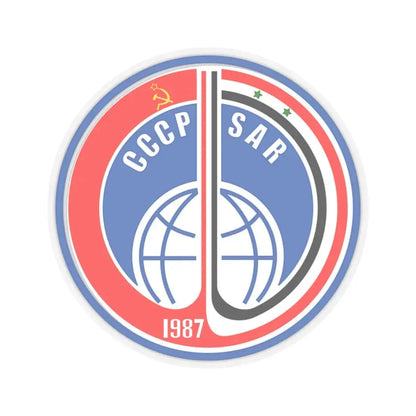 Soyuz TM-3 (Soyuz Programme) STICKER Vinyl Kiss-Cut Decal 3 Inch Transparent - The Sticker Space