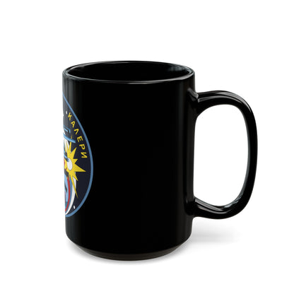 Soyuz TM-30 (Soyuz Programme) Black Coffee Mug-The Sticker Space