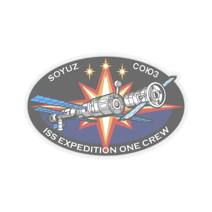 Soyuz TM-31 (Soyuz Programme) STICKER Vinyl Kiss-Cut Decal 6 Inch Transparent - The Sticker Space