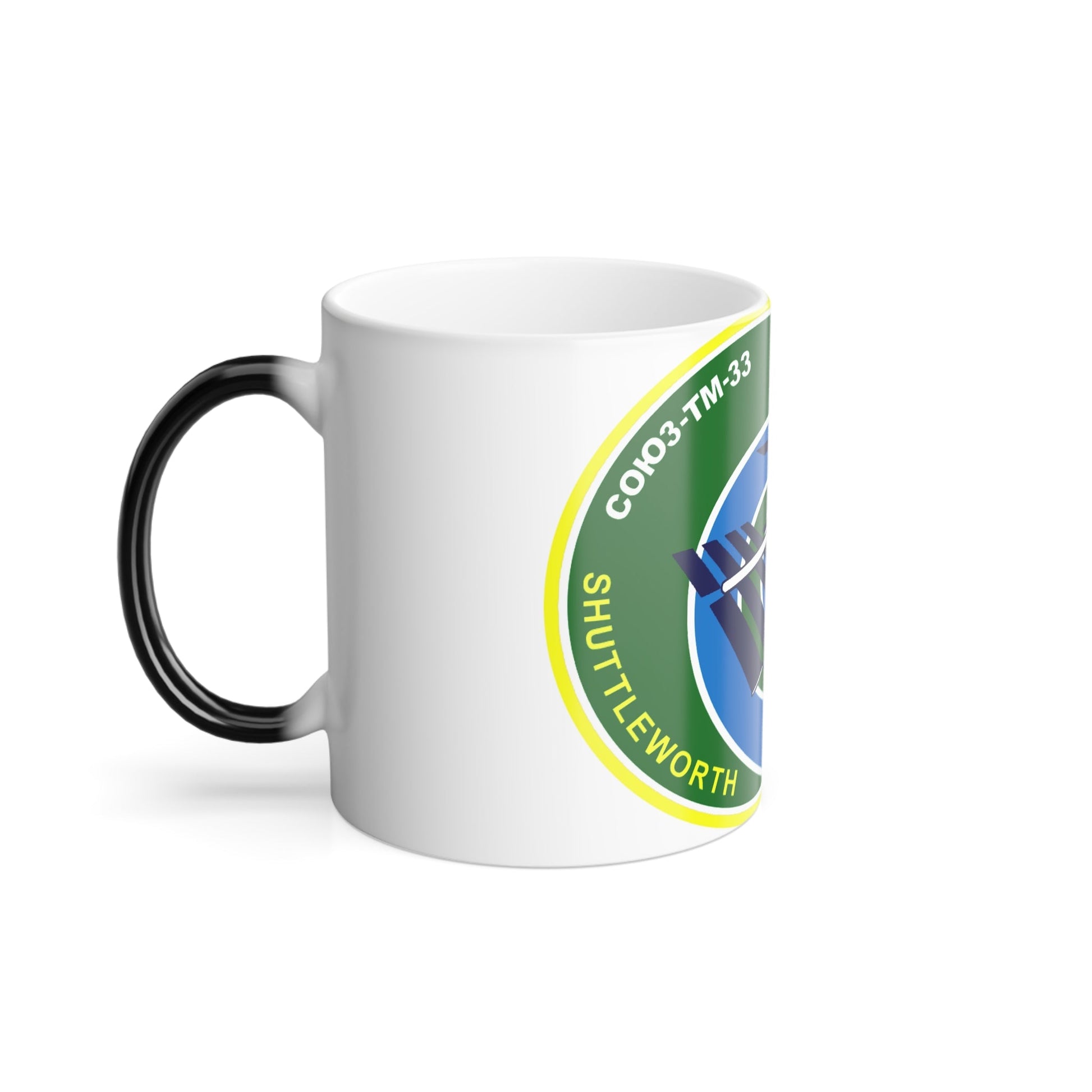 Soyuz TM-34 (Soyuz Programme) Color Changing Mug 11oz-11oz-The Sticker Space