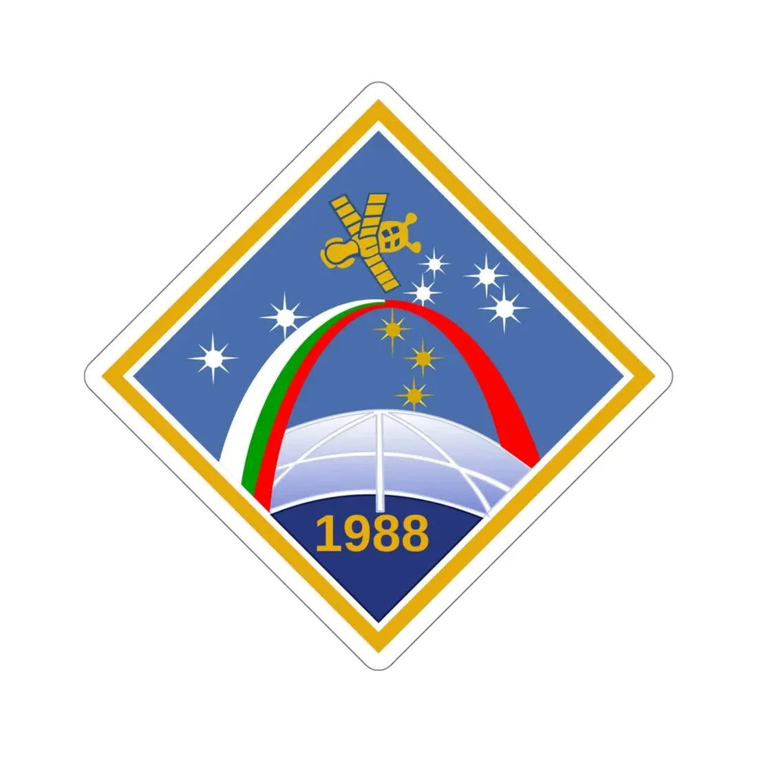 Soyuz TM-5 (Soviet Space Program) STICKER Vinyl Die-Cut Decal 6 Inch - The Sticker Space