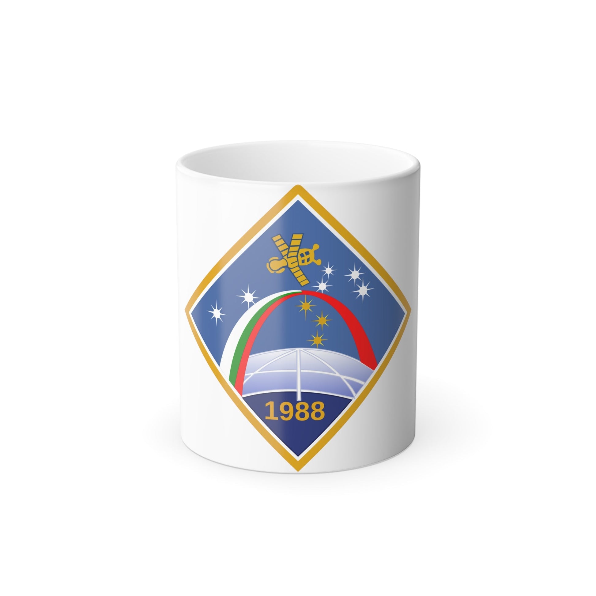 Soyuz TM-5 (Soyuz Programme) Color Changing Mug 11oz-11oz-The Sticker Space