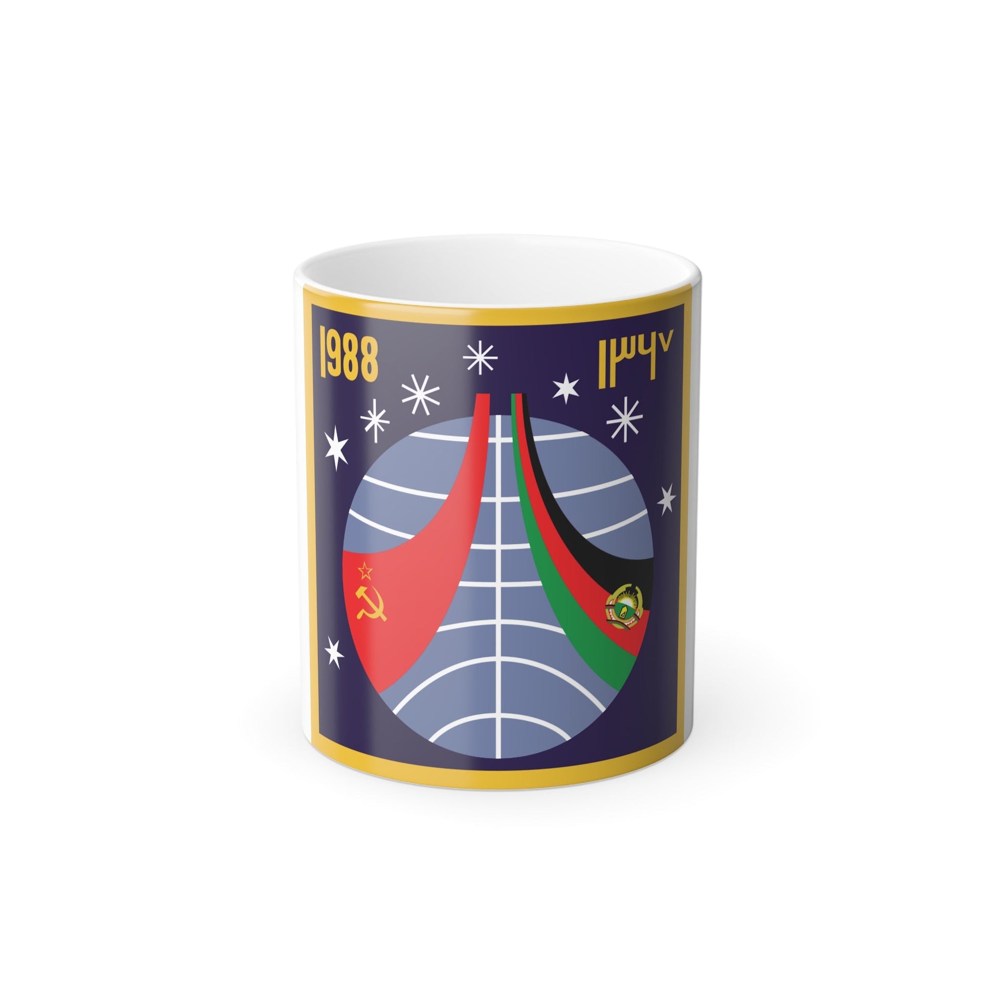 Soyuz TM-6 (Soyuz Programme) Color Changing Mug 11oz-11oz-The Sticker Space