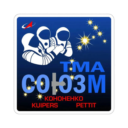 Soyuz TMA-03M (Soviet Space Program) STICKER Vinyl Die-Cut Decal 3 Inch - The Sticker Space