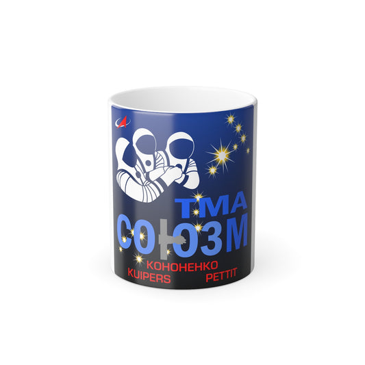 Soyuz TMA-03M (Soyuz Programme) Color Changing Mug 11oz-11oz-The Sticker Space