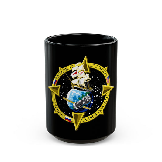 Soyuz TMA-04M (Soyuz Programme) Black Coffee Mug-15oz-The Sticker Space