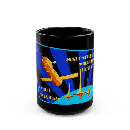 Soyuz TMA-05M (Soyuz Programme) Black Coffee Mug-15oz-The Sticker Space