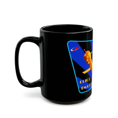 Soyuz TMA-05M (Soyuz Programme) Black Coffee Mug-The Sticker Space