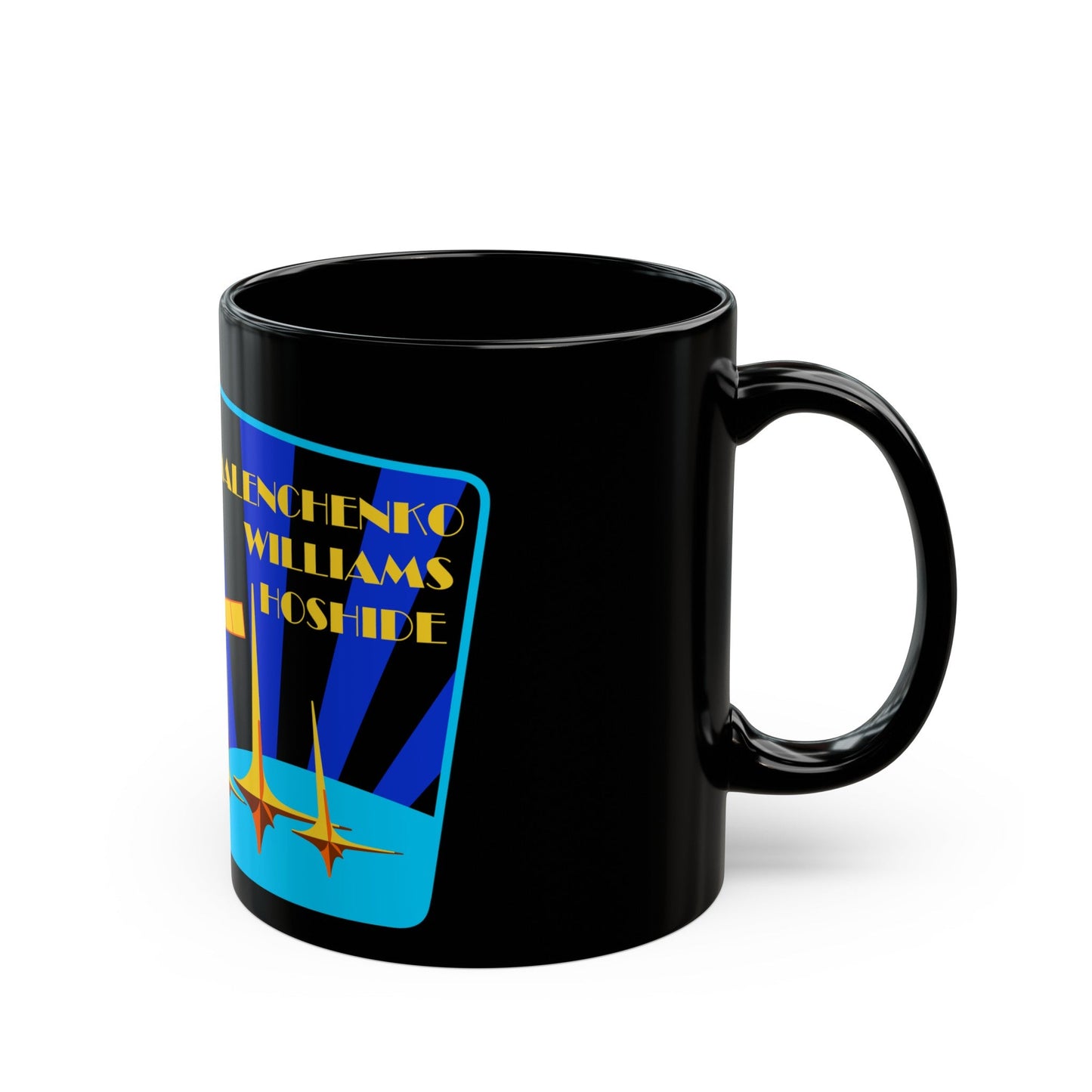 Soyuz TMA-05M (Soyuz Programme) Black Coffee Mug-The Sticker Space