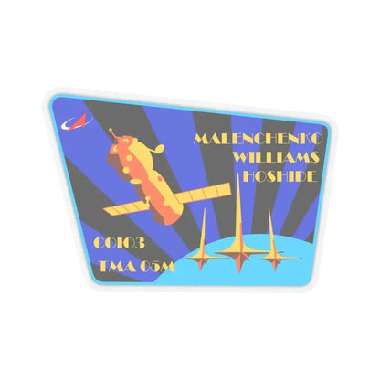 Soyuz TMA-05M (Soyuz Programme) STICKER Vinyl Kiss-Cut Decal 4 Inch Transparent - The Sticker Space
