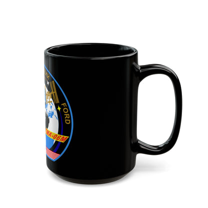 Soyuz TMA-06M (Soyuz Programme) Black Coffee Mug-The Sticker Space