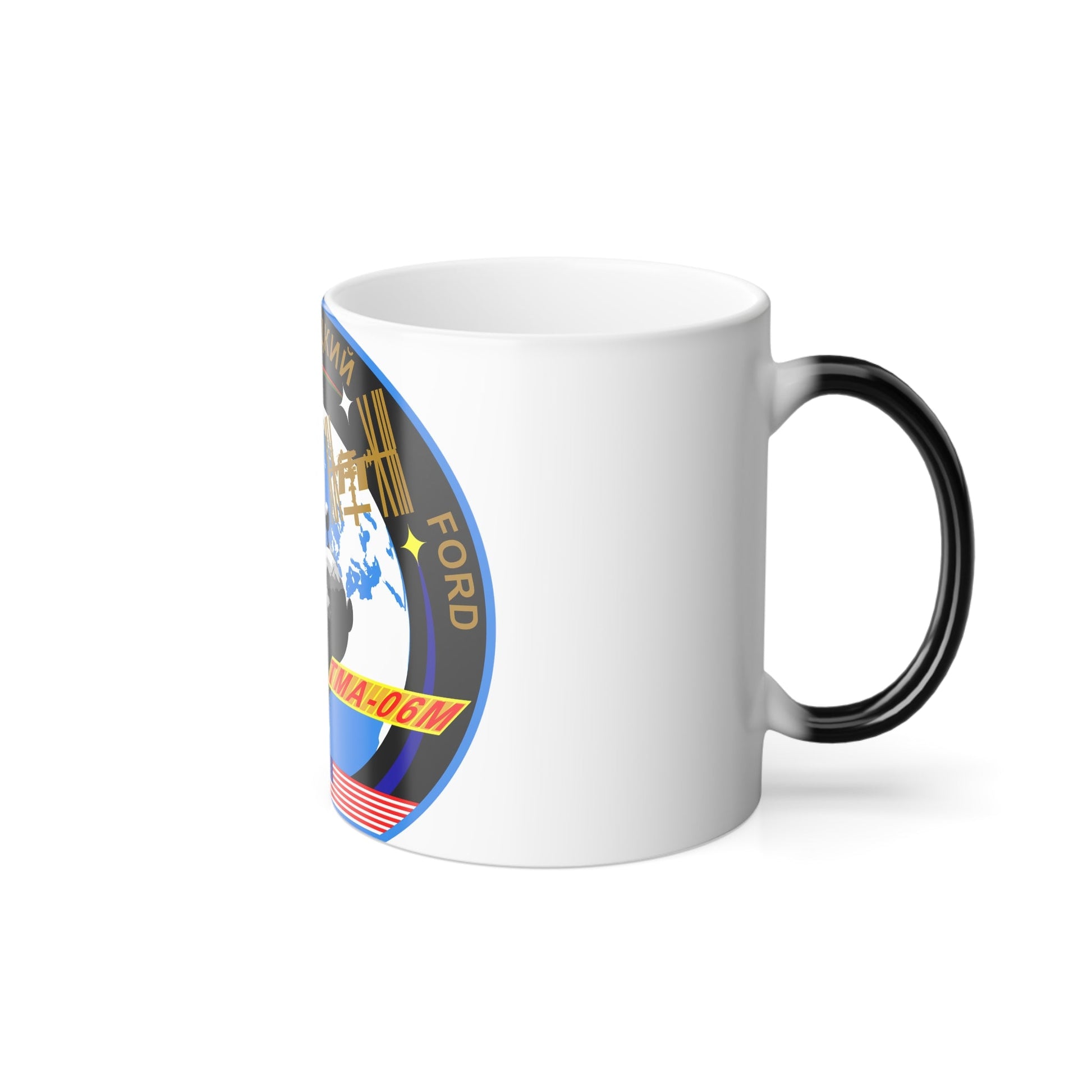 Soyuz TMA-06M (Soyuz Programme) Color Changing Mug 11oz-11oz-The Sticker Space