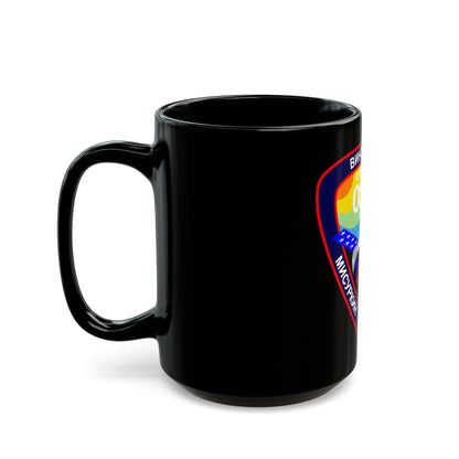 Soyuz TMA-08M (Soyuz Programme) Black Coffee Mug-The Sticker Space