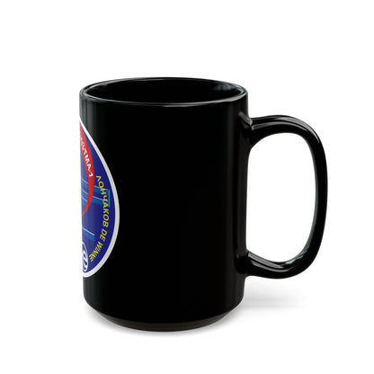 Soyuz TMA-1 (Soyuz Programme) Black Coffee Mug-The Sticker Space