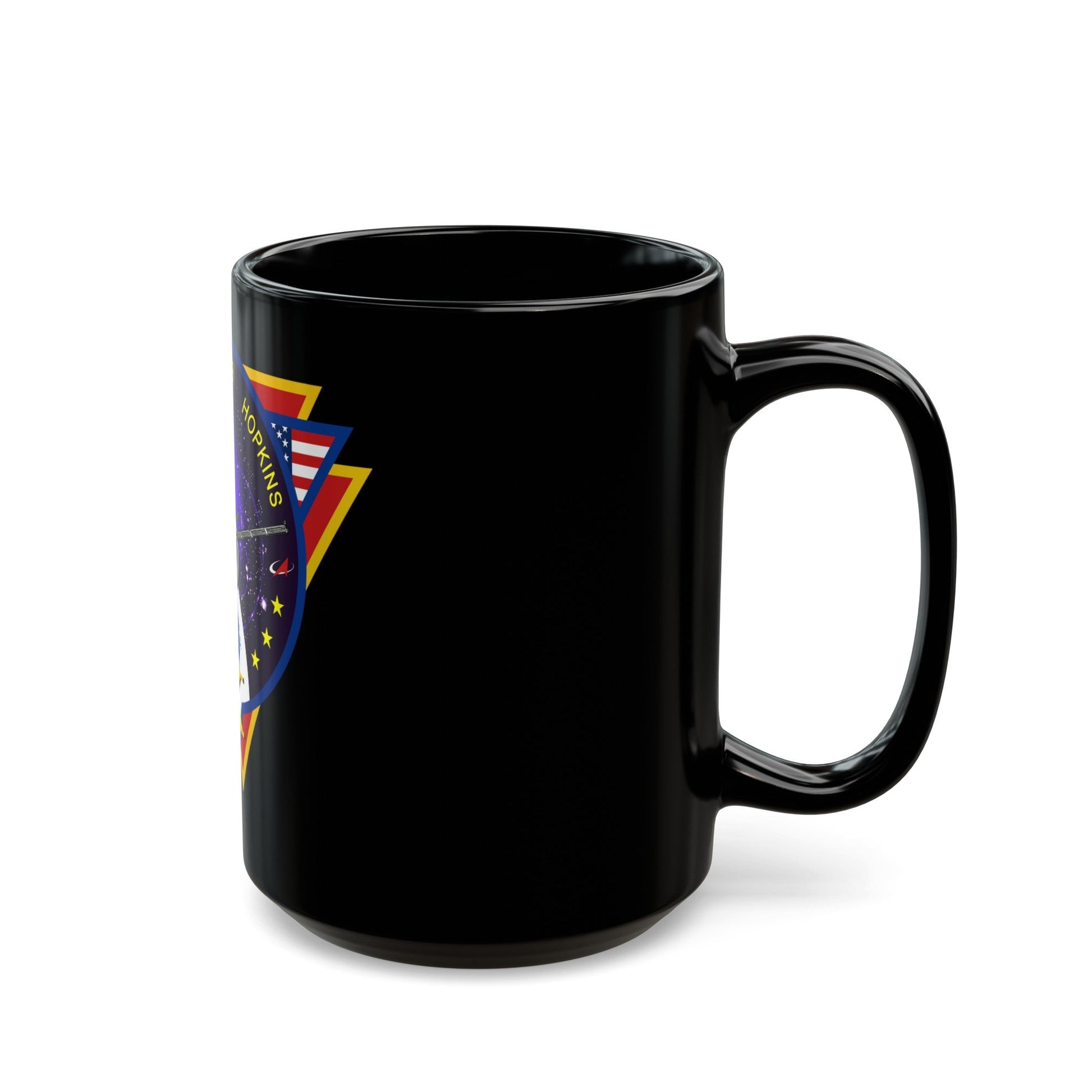 Soyuz TMA-10M (Soyuz Programme) Black Coffee Mug-The Sticker Space