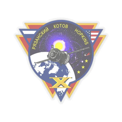 Soyuz TMA-10M (Soyuz Programme) STICKER Vinyl Kiss-Cut Decal 3 Inch Transparent - The Sticker Space