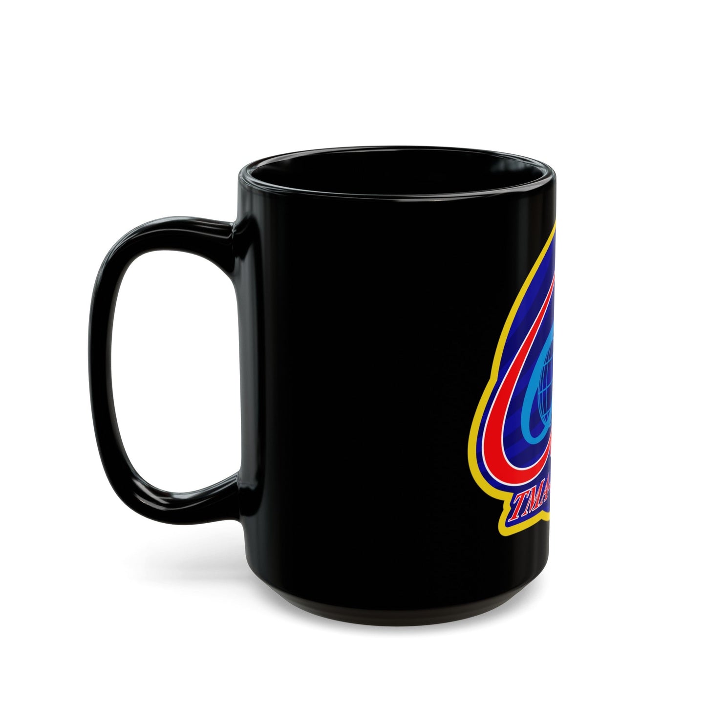 Soyuz TMA-11M (Soyuz Programme) Black Coffee Mug-The Sticker Space