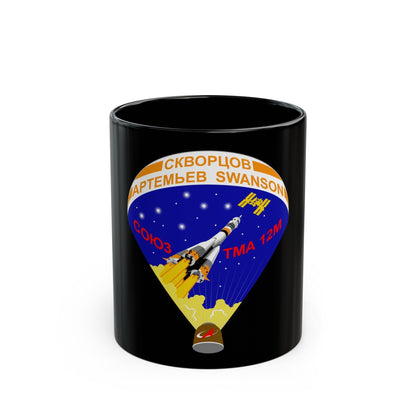 Soyuz TMA-12M (Soyuz Programme) Black Coffee Mug-11oz-The Sticker Space