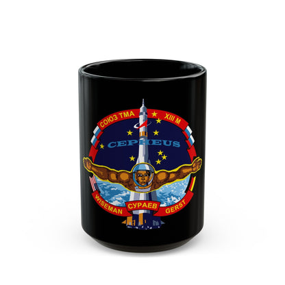 Soyuz TMA-13M (Soyuz Programme) Black Coffee Mug-15oz-The Sticker Space