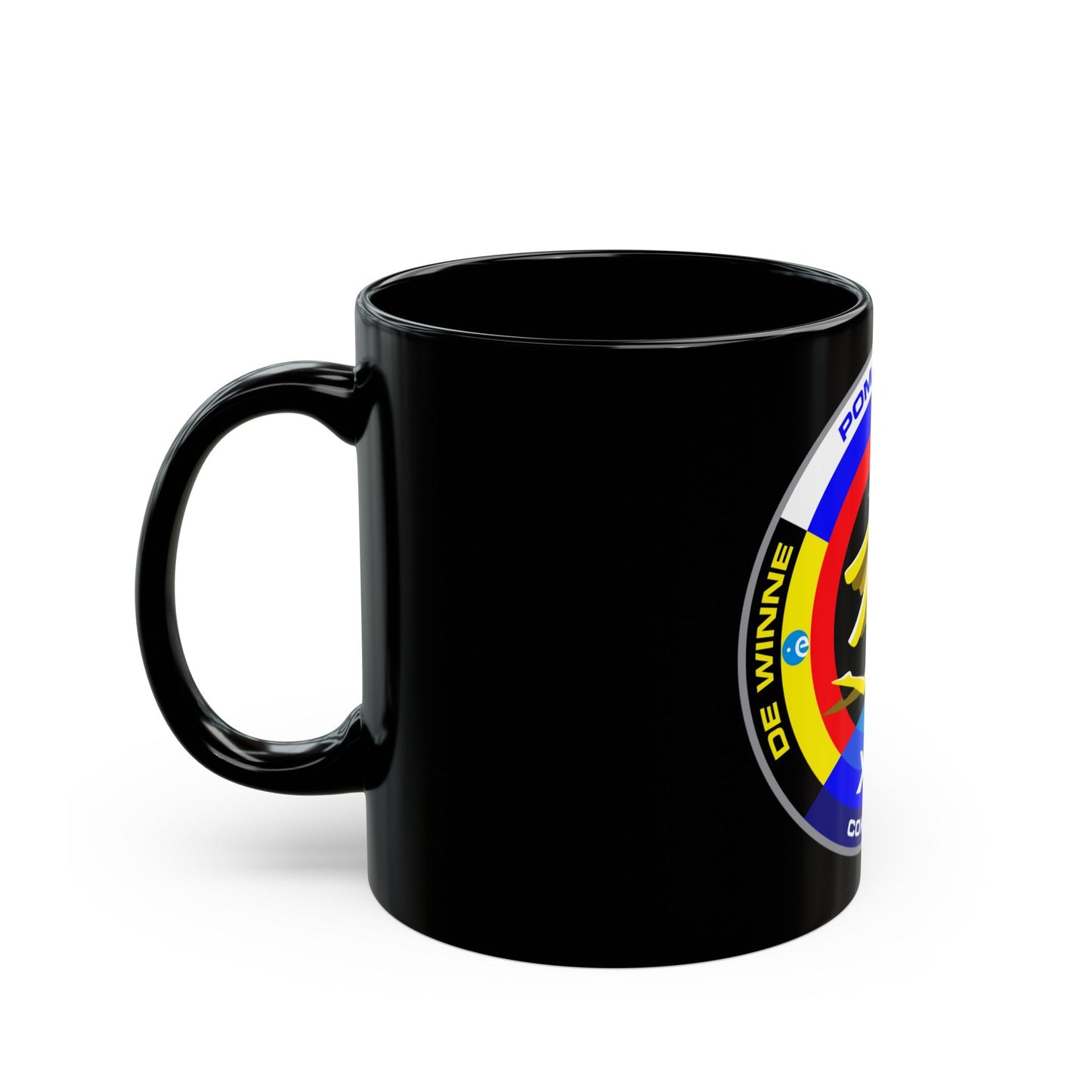 Soyuz TMA-15 (Soyuz Programme) Black Coffee Mug-The Sticker Space