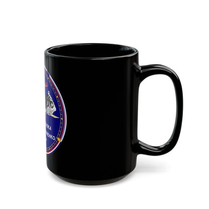 Soyuz TMA-16M (Soyuz Programme) Black Coffee Mug-The Sticker Space