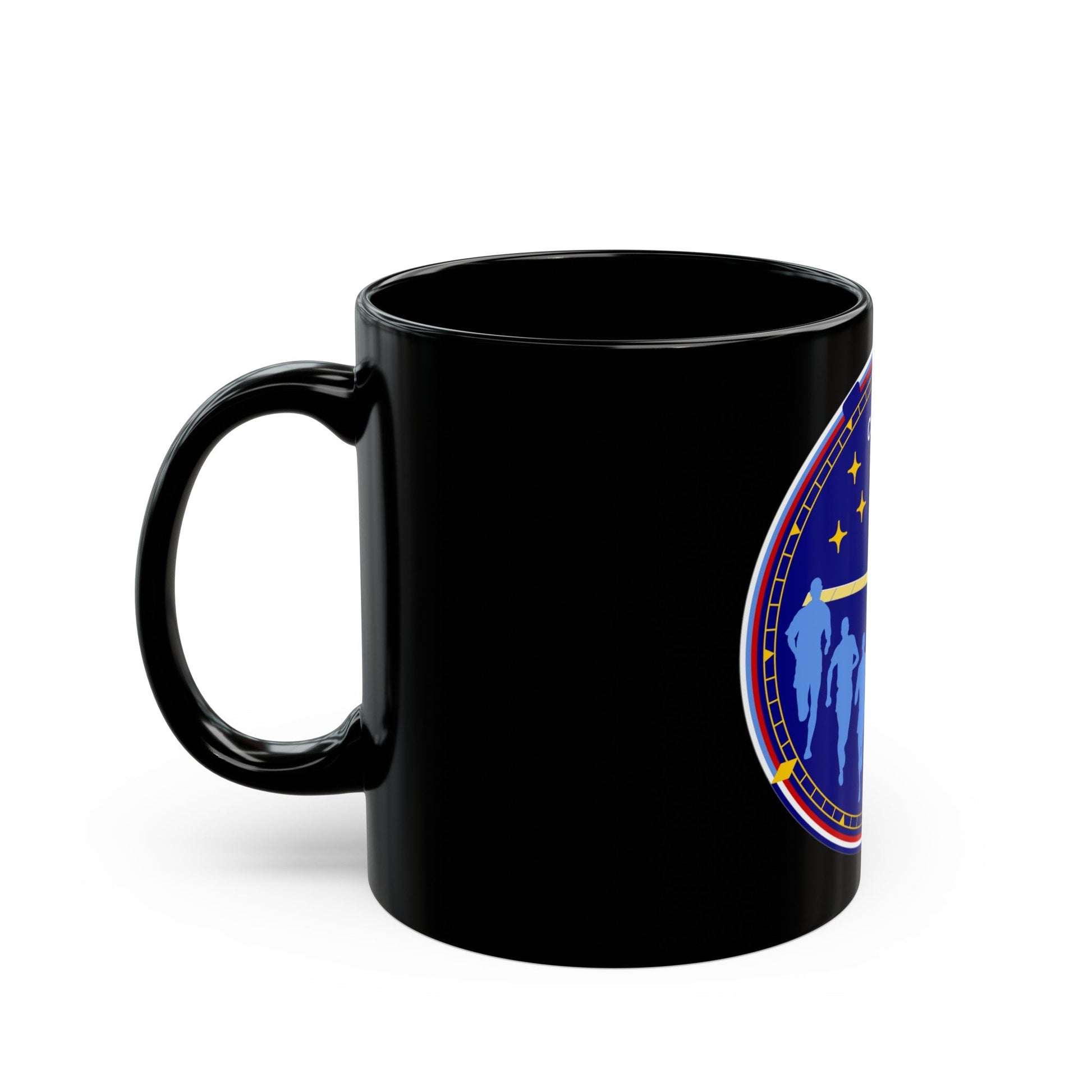 Soyuz TMA-16M (Soyuz Programme) Black Coffee Mug-The Sticker Space