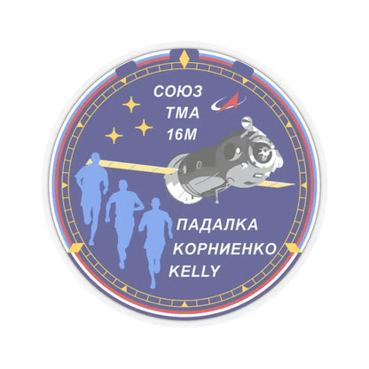 Soyuz TMA-16M (Soyuz Programme) STICKER Vinyl Kiss-Cut Decal 2 Inch Transparent - The Sticker Space
