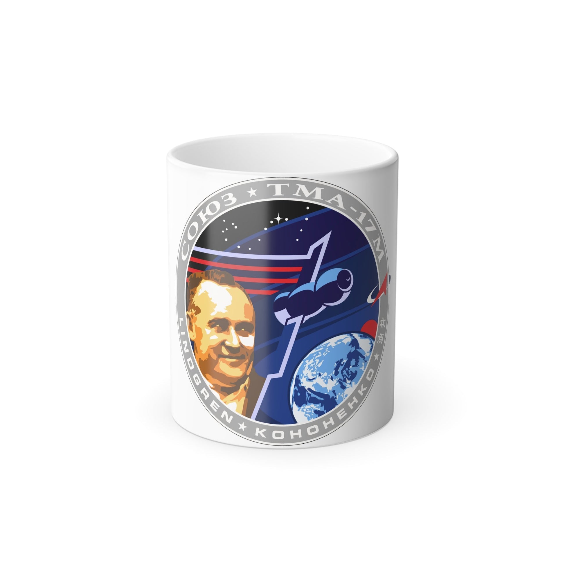 Soyuz TMA-17M (Soyuz Programme) Color Changing Mug 11oz-11oz-The Sticker Space