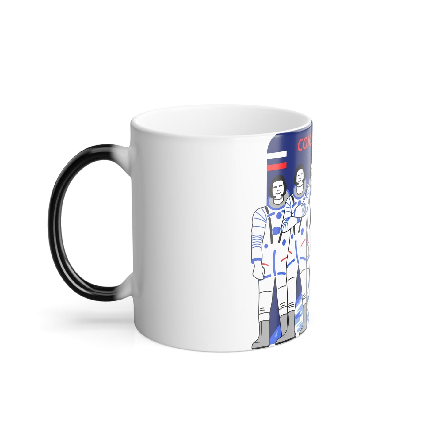 Soyuz TMA-18 (Soyuz Programme) Color Changing Mug 11oz-11oz-The Sticker Space