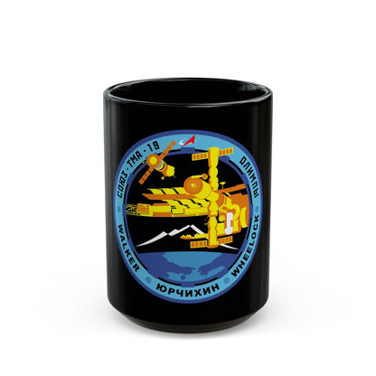 Soyuz TMA-19 (Soyuz Programme) Black Coffee Mug-15oz-The Sticker Space