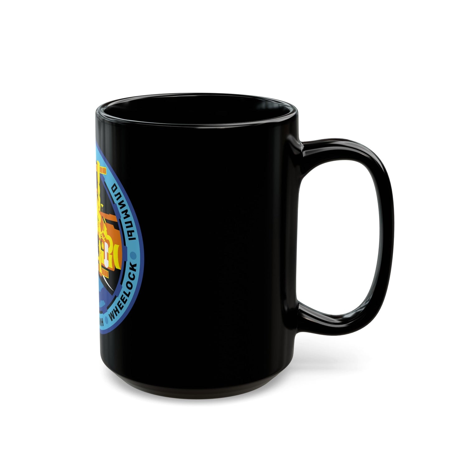 Soyuz TMA-19 (Soyuz Programme) Black Coffee Mug-The Sticker Space