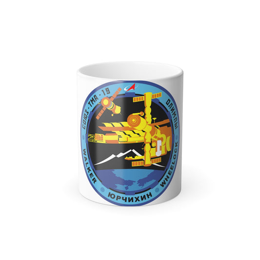 Soyuz TMA-19 (Soyuz Programme) Color Changing Mug 11oz-11oz-The Sticker Space