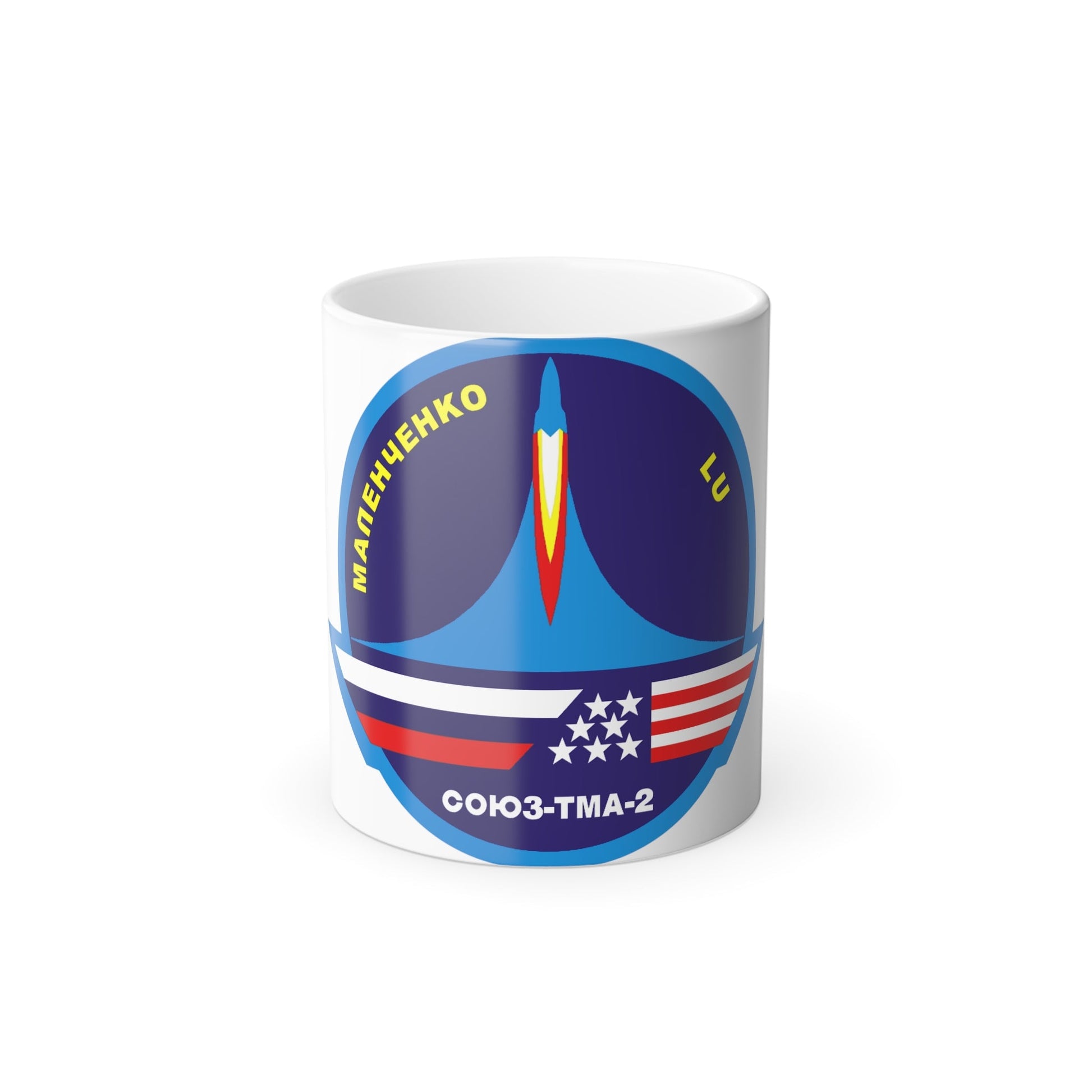 Soyuz TMA-2 (Soyuz Programme) Color Changing Mug 11oz-11oz-The Sticker Space