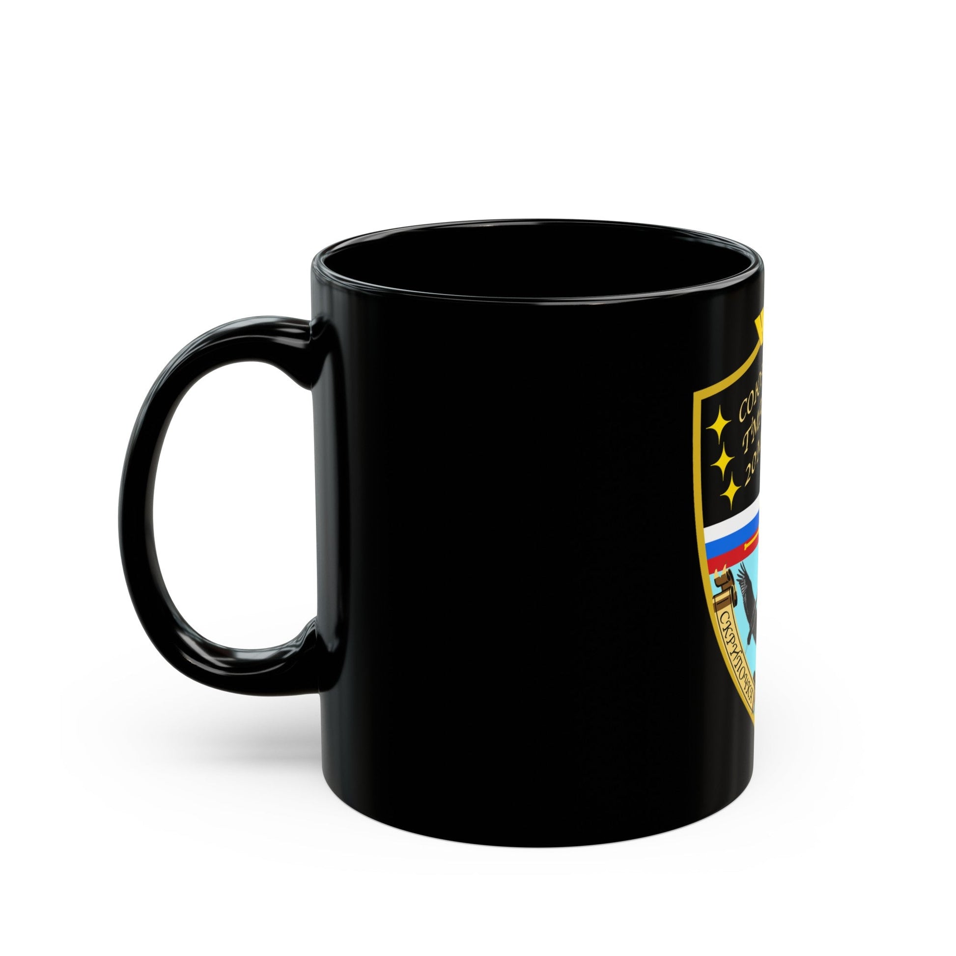 Soyuz TMA-20M (Soyuz Programme) Black Coffee Mug-The Sticker Space