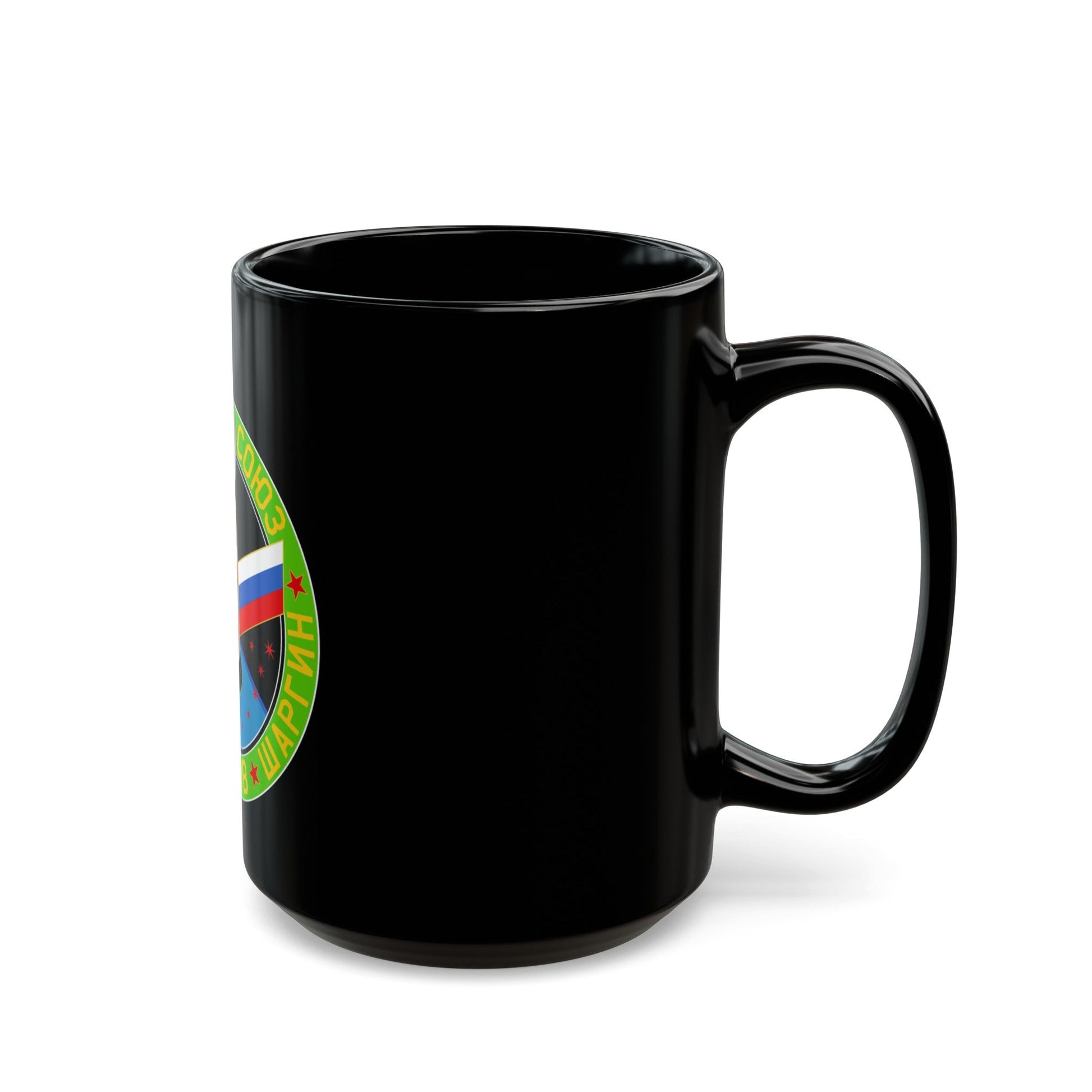 Soyuz TMA-5 (Soyuz Programme) Black Coffee Mug-The Sticker Space