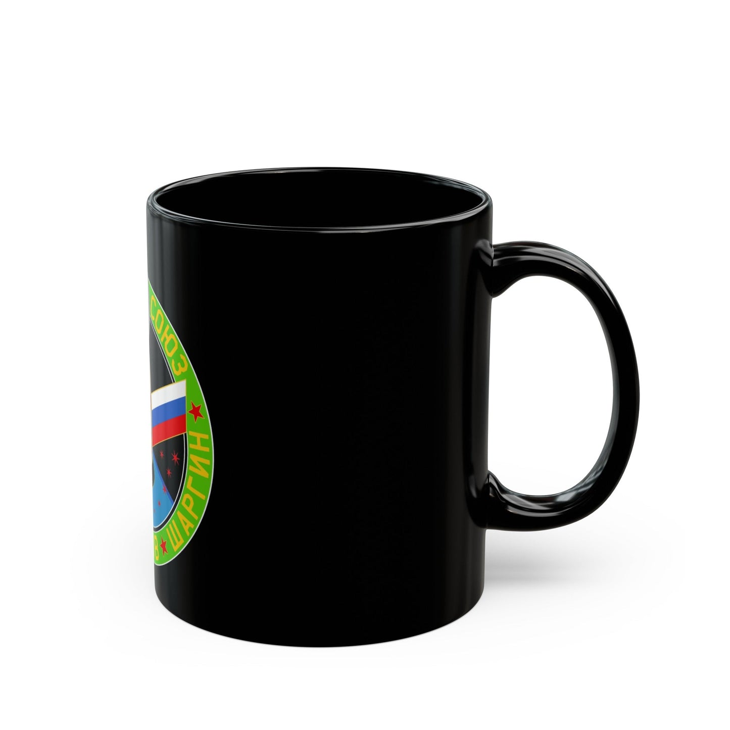 Soyuz TMA-5 (Soyuz Programme) Black Coffee Mug-The Sticker Space