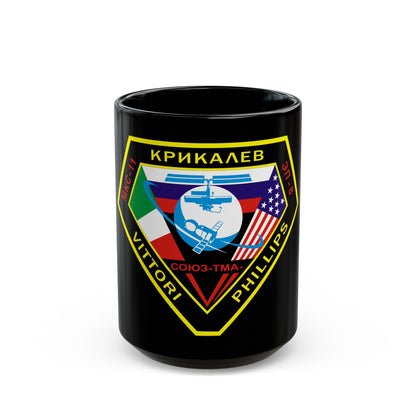 Soyuz TMA-6 (Soyuz Programme) Black Coffee Mug-15oz-The Sticker Space