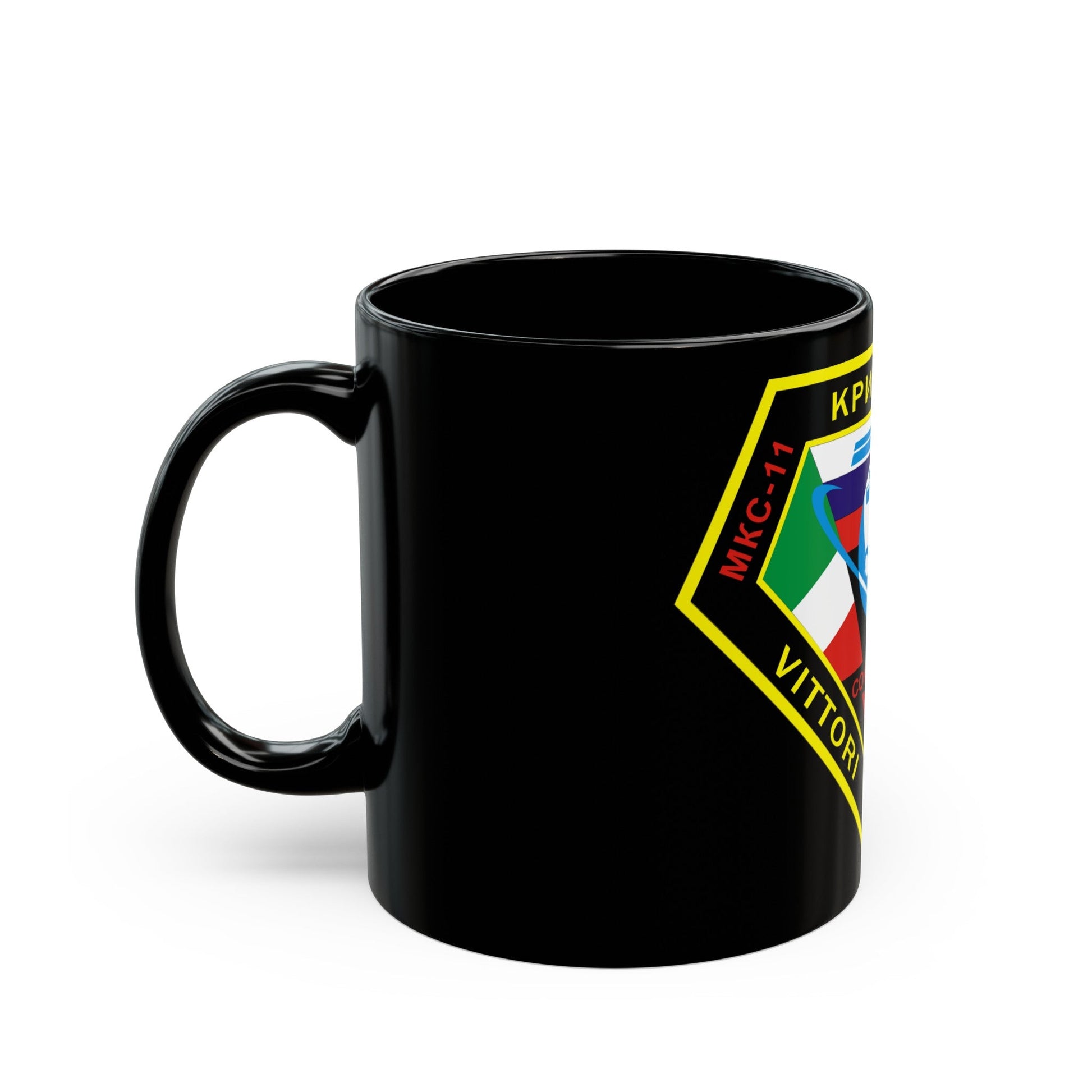 Soyuz TMA-6 (Soyuz Programme) Black Coffee Mug-The Sticker Space