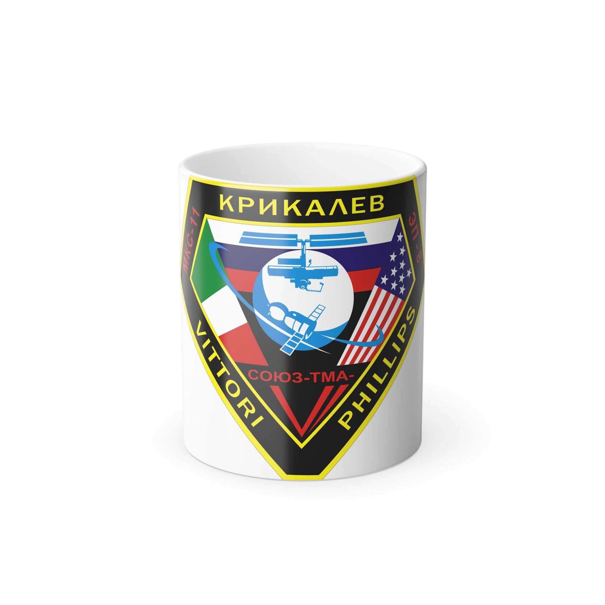 Soyuz TMA-6 (Soyuz Programme) Color Changing Mug 11oz-11oz-The Sticker Space