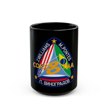 Soyuz TMA-8 (Soyuz Programme) Black Coffee Mug-15oz-The Sticker Space